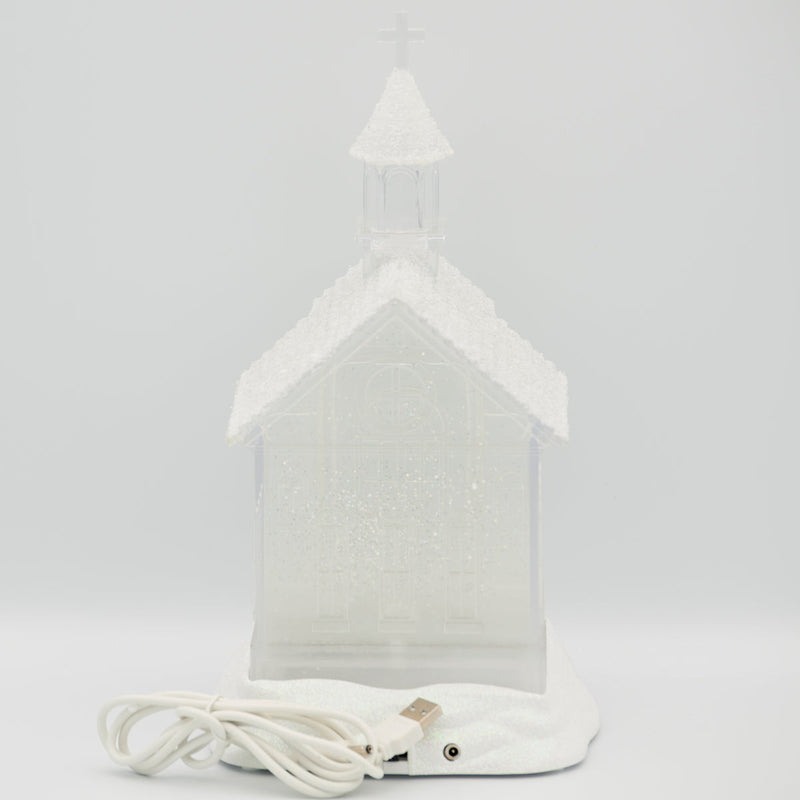 LED Church Swirl Decoration 10.25"H