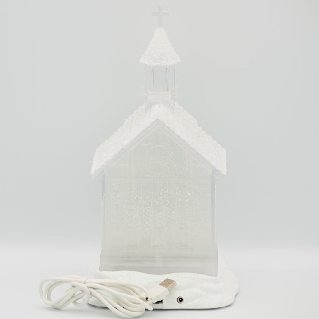 LED Church Swirl Decoration 10.25"H