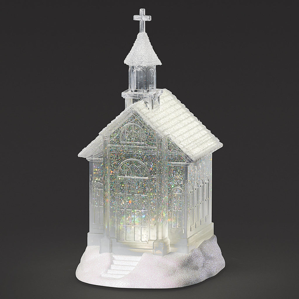 LED Church Swirl Decoration 10.25"H