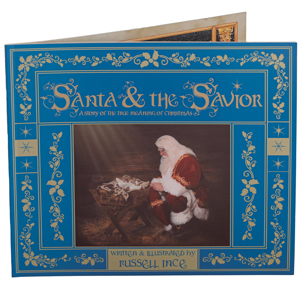 Santa and the Savior Book 10.25"