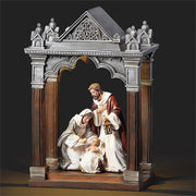 Joseph's Studio 12"H LED Church with Holy Family Figure