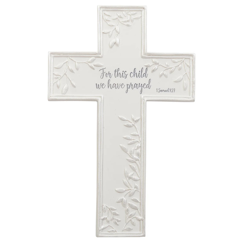 For This Child Wall Cross 7.75"H