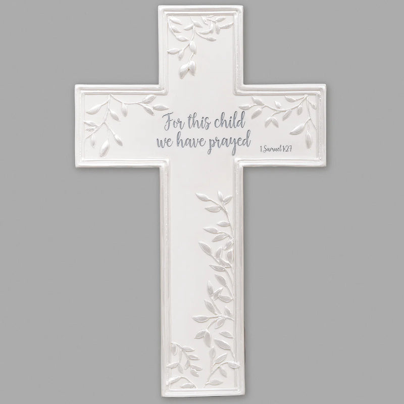 For This Child Wall Cross 7.75"H