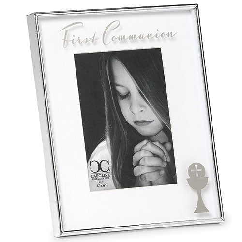 Simple First Communion Picture Frame 8.75"