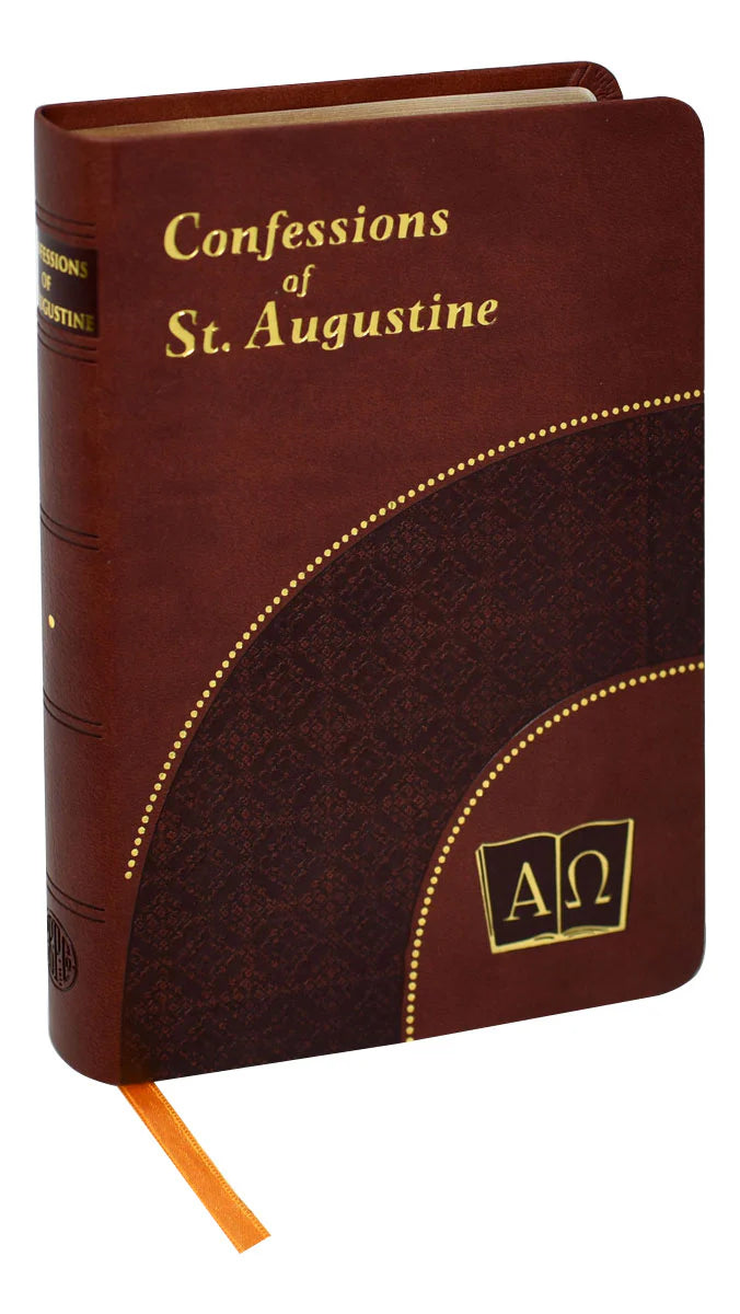 Confessions of Saint Augustine, Burgundy | Catholic Book Publishing