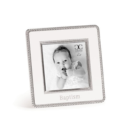 Square Baptism Frame 6"