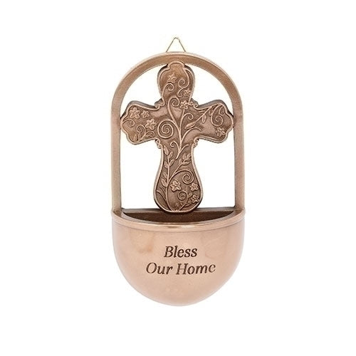 Bless Our Home Holy Water Font 6"