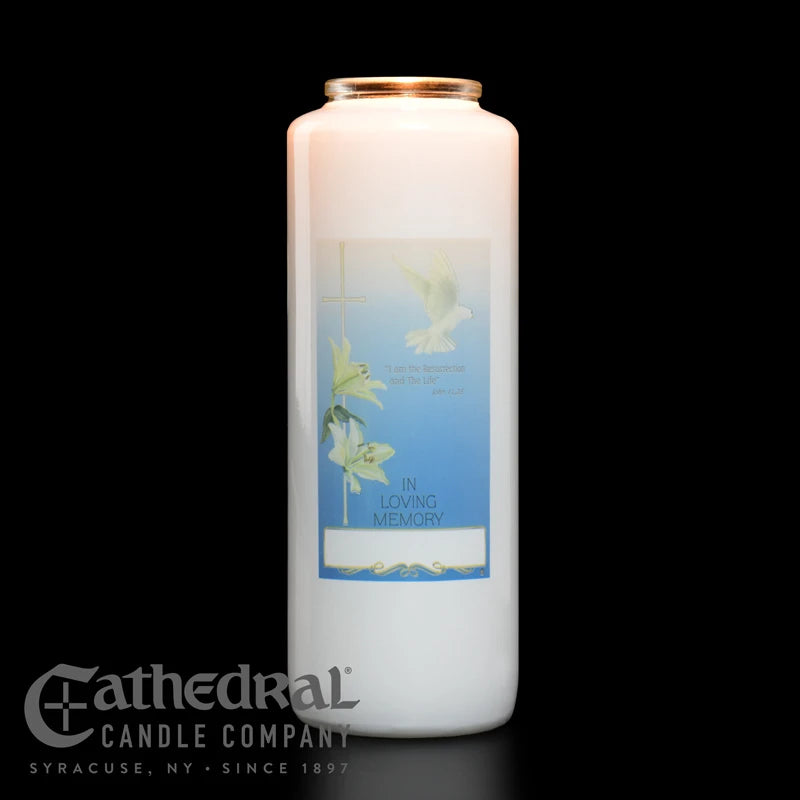Cathedral In Loving Memory Candle & Globes | All Souls' Day