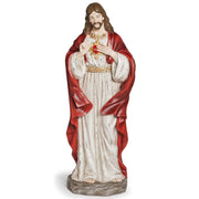 Roman 34"H Sacred Heart of Jesus Antique Figure
