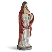 Roman 34"H Sacred Heart of Jesus Antique Figure - additional product view