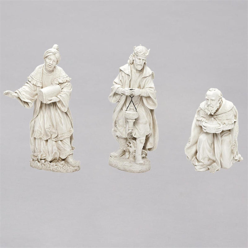 Joseph's Studio 3-Piece Set 27" Scale Kings Ivory 17" - 26.5"H