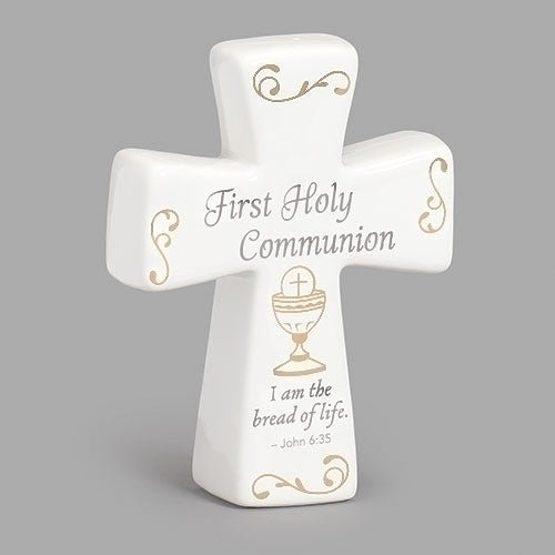 First Communion Table Cross 4.5"