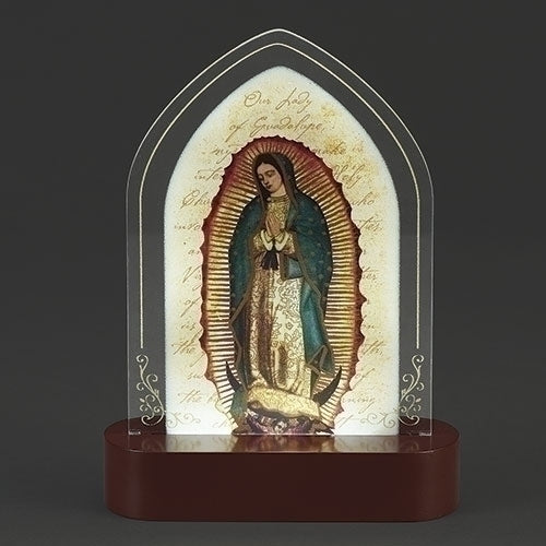Our Lady of Guadalupe LED Tabletop Plaque 8"