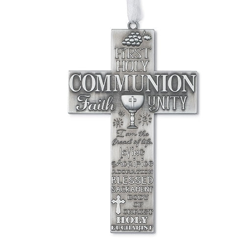 Communion Word Cross 7.5"
