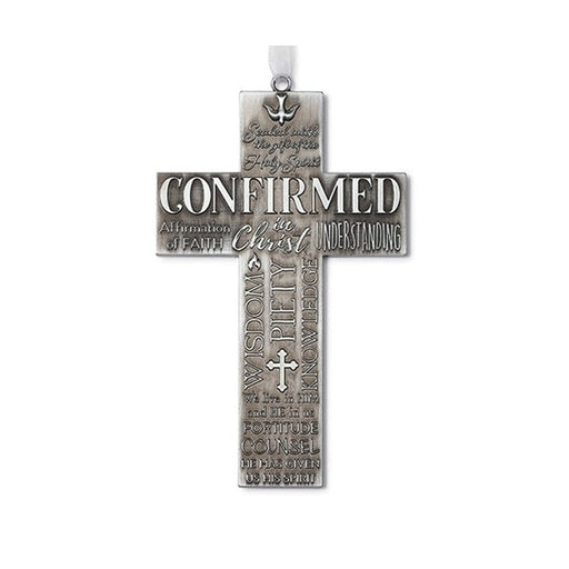 Caroline Collection Confirmation Word Cross 7.5"