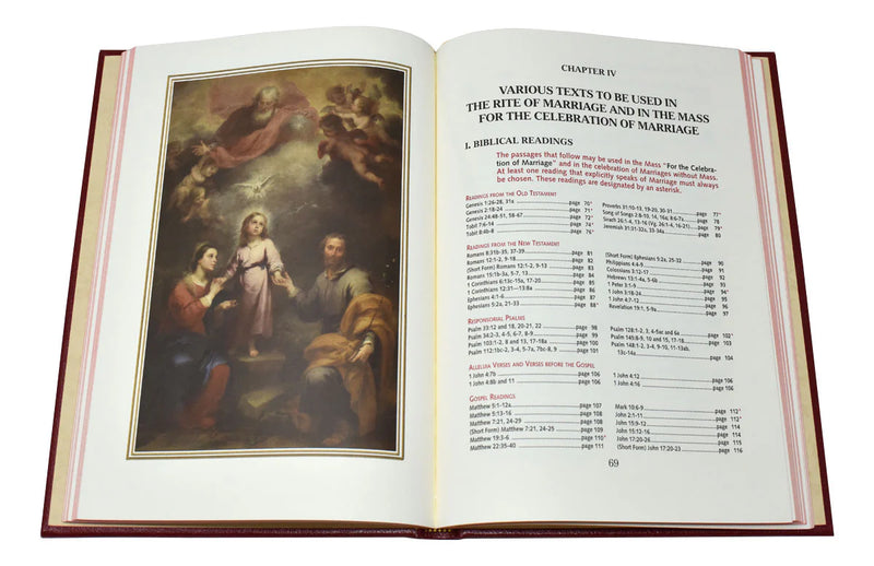 The Order of Celebrating Matrimony | Catholic Book Publishing