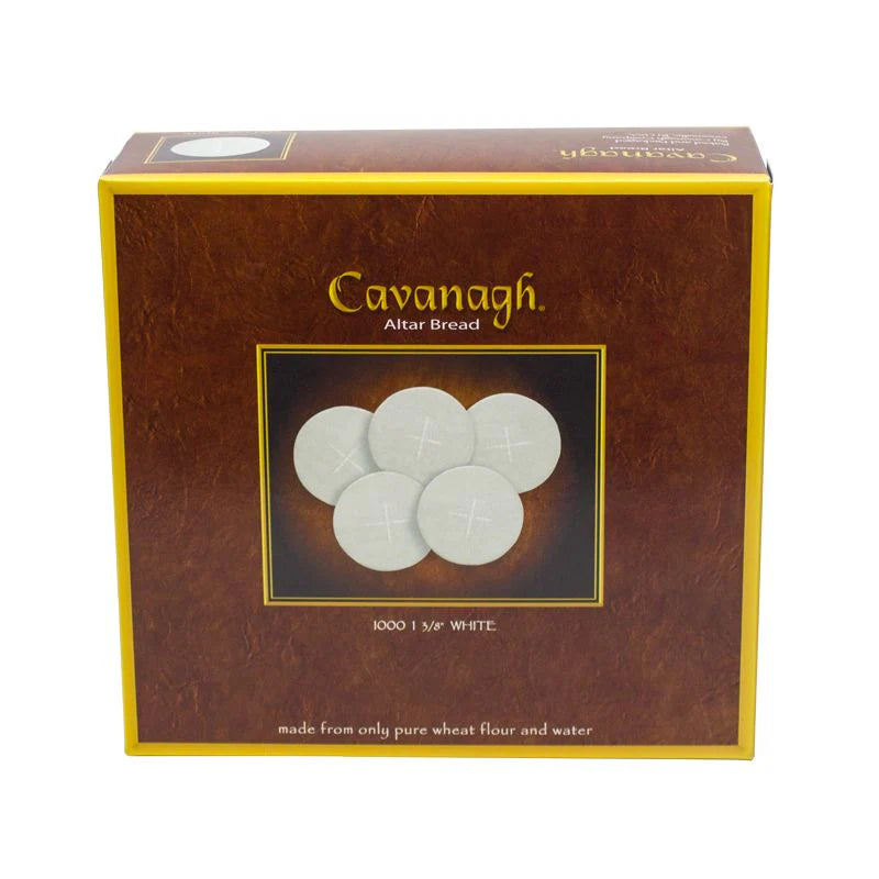 Communion Wafers 1 3/8" – 1,000 pcs - White or Wheat | Cavanagh