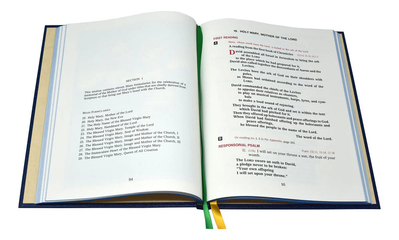 Collection of Masses of the Blessed Virgin Mary, Vol. 2 Lectionary | Catholic Book Publishing