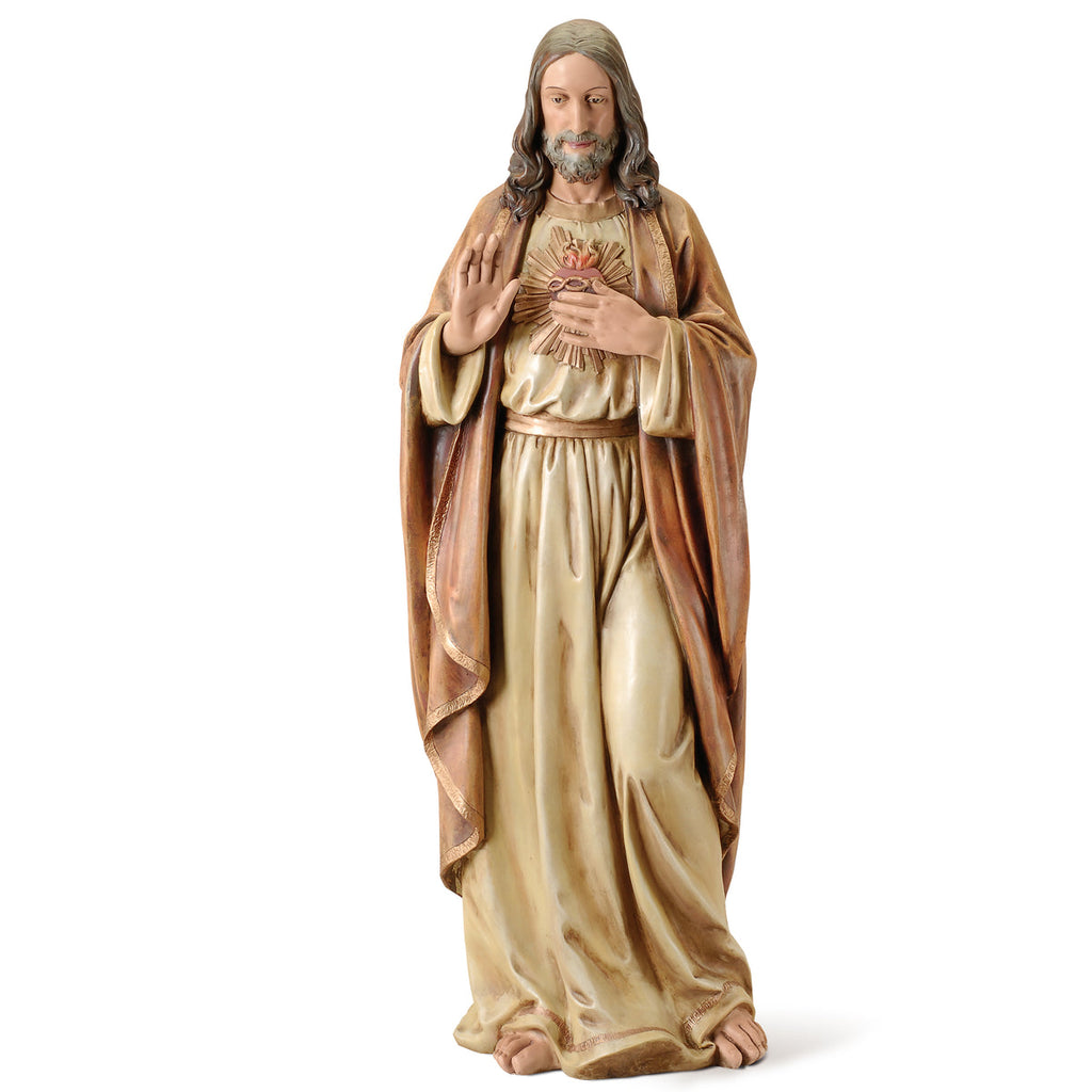 Sacred Heart of Jesus Statue 37.5"H