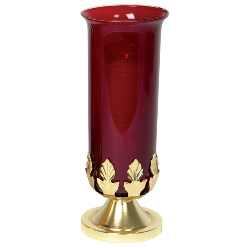 Ruby 7-Day Glass Globe for Hanging Sanctuary Lamp | Koley's Inc.