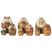 Roman Nativity Nesting Box 6" H 9-Piece Set