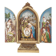 Joseph's Studio Triptych with Holy Family 9" H