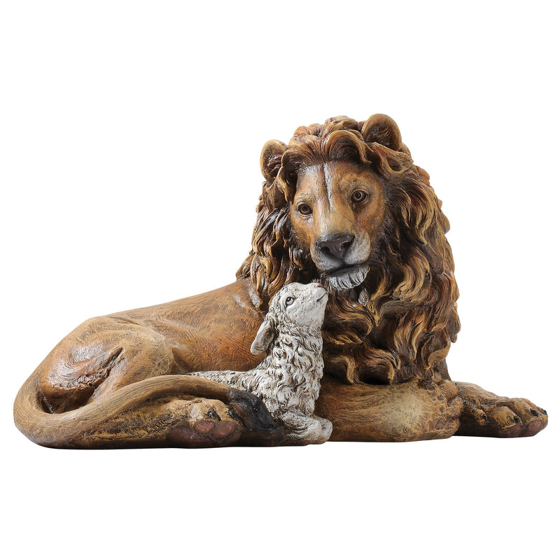 Lion and Lamb Figure 6.5"H
