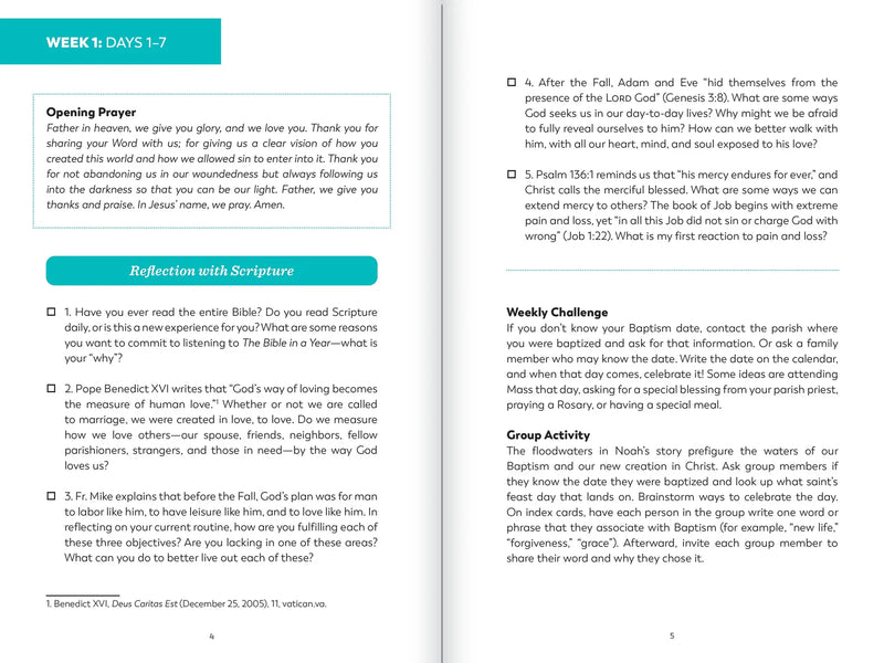 The Bible in a Year Study Guide by Fr. Mike Schmitz | Ascension Press