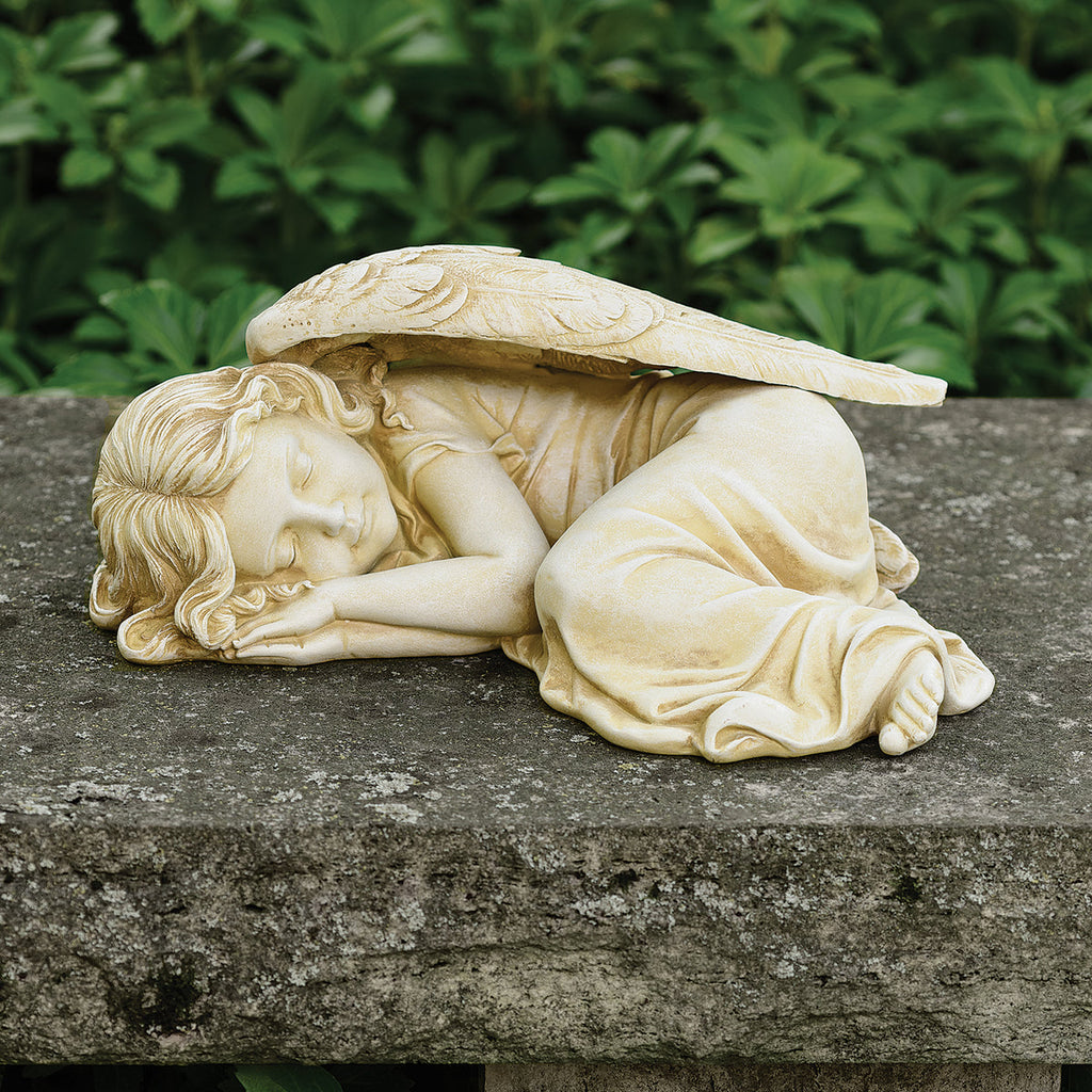 Sleeping Angel Garden Statue 5.25"H