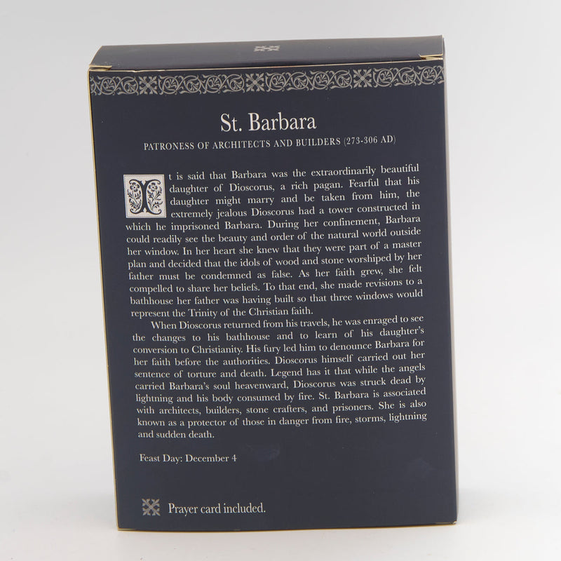 Barbara - St. Barabara Statue 3.75"H