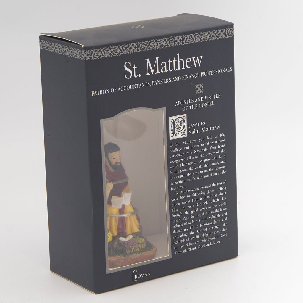 Matthew - St. Matthew the Evangelist Statue 3"H