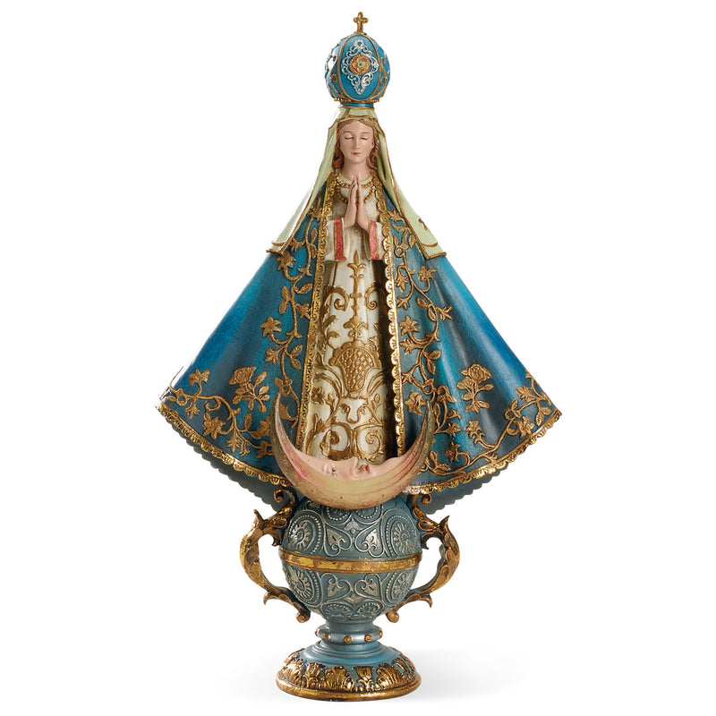 Virgin of San Juan de Lagos Statue 14"H