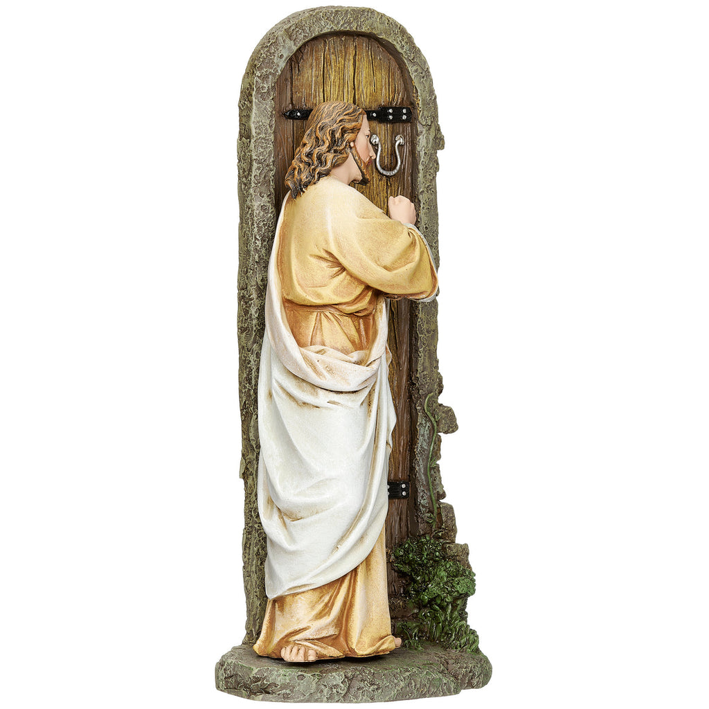 Jesus Knocking at Door Statue 12"H
