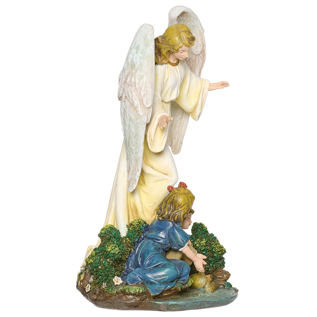 Guardian Angel with Child Statue 8.5"H