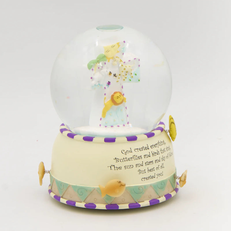 God Created Everything Globe 6"H