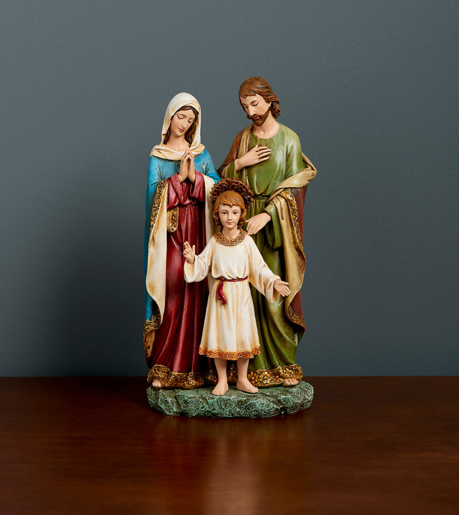 Holy Family with Child Statue 9.75"H