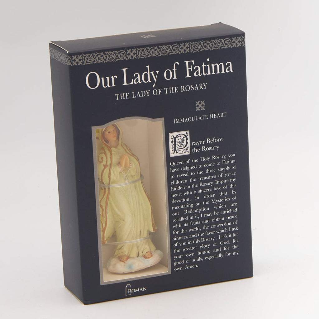 Our Lady of Fatima Statue 4"H