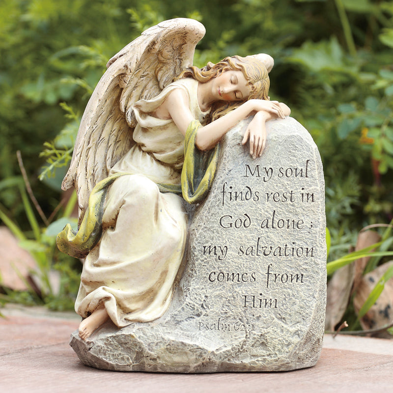 Sleeping Angel Memorial Garden Statue 8"H
