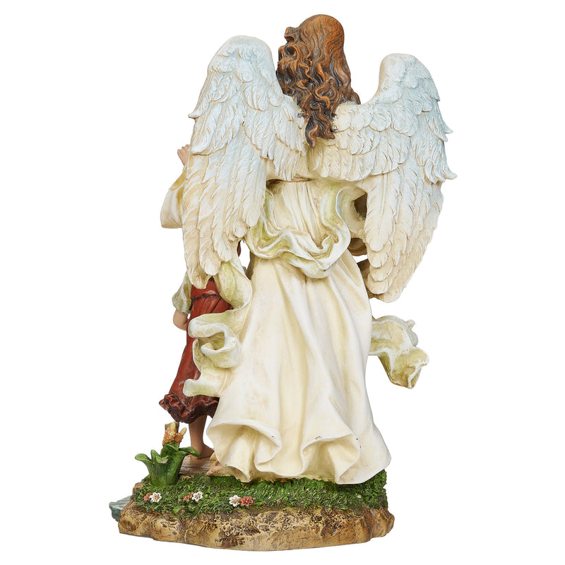 Classic Guardian Angel Statue 10"H