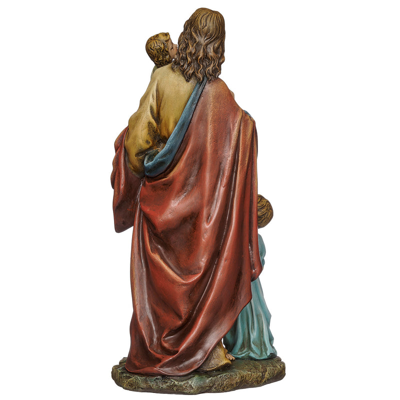 Jesus with Children Statue 10"H