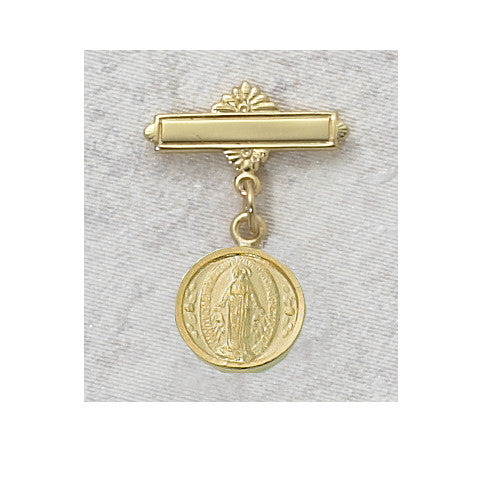 Pin - Gold Plated Miraculous Baby Pin