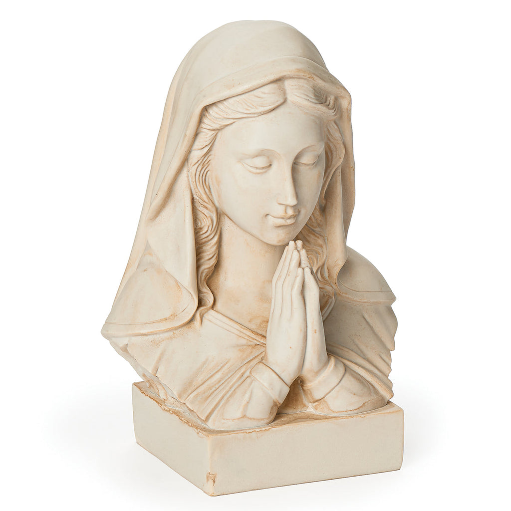 Mary Bust Ivory Look 7.75"