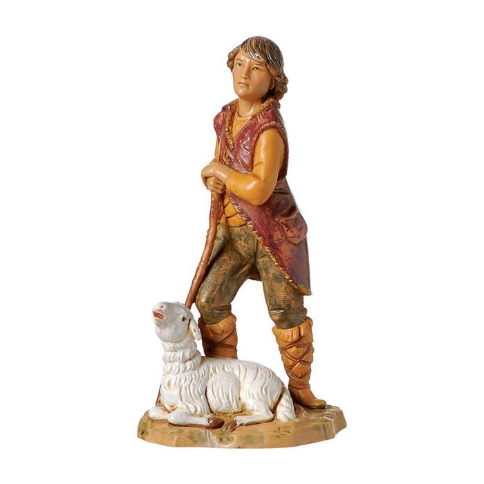 Paul the Shepherd with Sheep 5" Scale