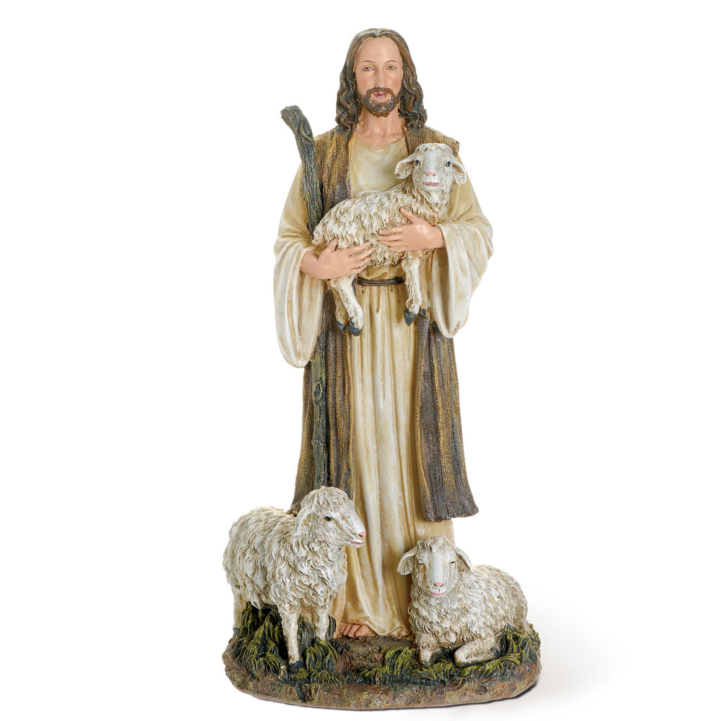 Good Shepherd Statue 12"H