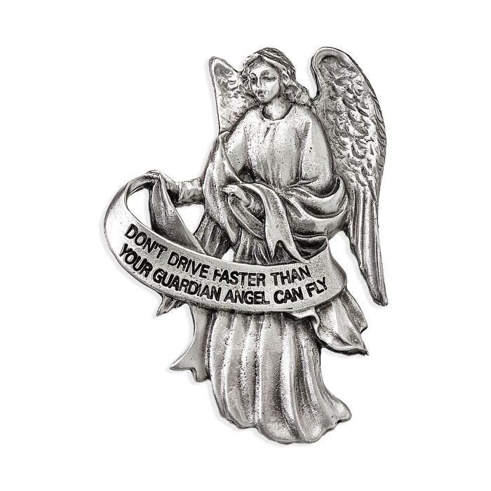 Guardian Angel Visor Clip "Don't Drive Faster Than..."