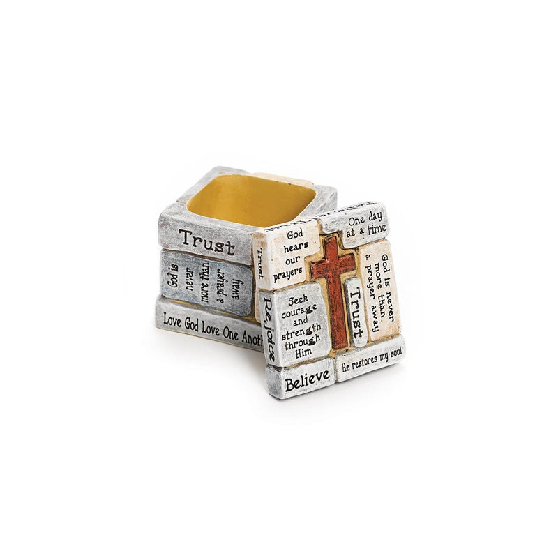 Crossword Trinket Box with Photo Frame | Roman