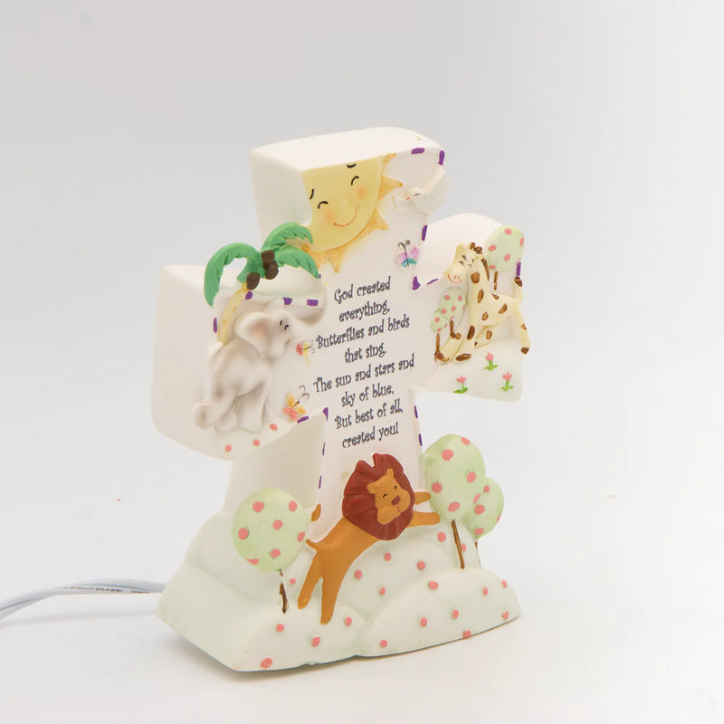 God Created Everything Nightlight 6.5"H