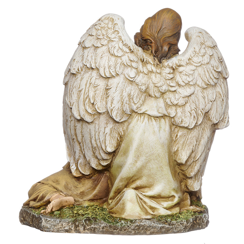 Angel with Fallen Christ Statue 7"H