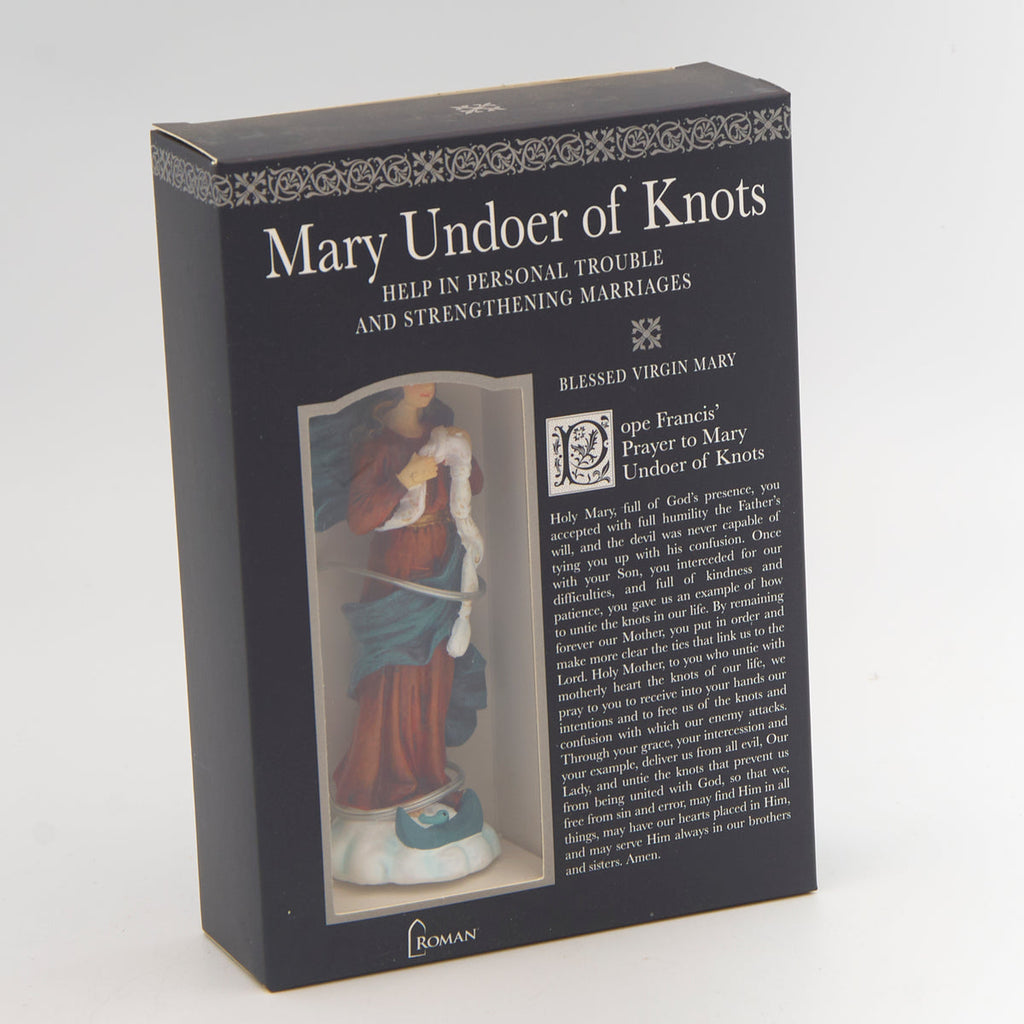 Mary Undoer of Knots Statue 4.25"H