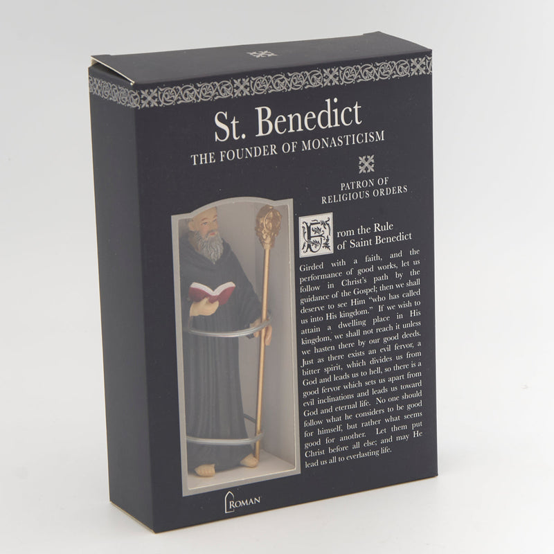 Benedict - St. Benedict Statue 4"H